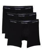 Calvin Klein Extra-Soft Cotton Stretch Boxer Brief 3-Pak Sort Str. l  ...