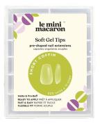 Le Mini Macaron Soft Gel Tips Short Coffin 63 ml