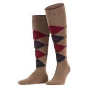 Burlington Strumpor Edinburgh Wool Knee High Sock Ljusbrun Strl 40/46