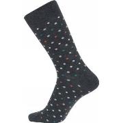 JBS Strumpor Patterned Cotton Socks Grå/Turkos Strl 40/47 Herr