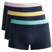 Gant Kalsonger 3P Cotton Jersey Trunks Rosa/Gul bomull Medium Herr