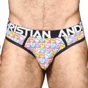 Andrew Christian Kalsonger Almost Naked Candy Hearts Jock Rosa polyami...