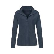 Stedman Active Fleece Jacket For Women Mörkblå polyester Small Dam