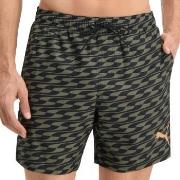 Puma Badbyxor Formstrip Mid Swim Shorts Grön Mönstrad polyester Small ...