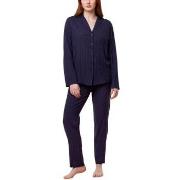 Triumph Boyfriend Fit Pyjamas PW Marin viskos 38 Dam