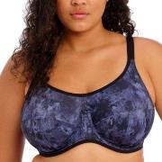 Elomi BH Energise Underwire Sport Support Bra Lila Mönster E 85 Dam