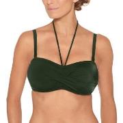 Wiki Basic Bandeau Bikini Top Mörkgrön B 70 Dam