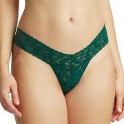 Hanky Panky Trosor 3P Low Rise Thong D1 Mörkgrön nylon One Size Dam