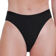 Sloggi Trosor 2P GO Casual High Leg Briefs Svart bomull Small Dam