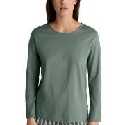 Calida Favourites Joy Long Sleeve Shirt Grön bomull Small Dam