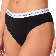 Björn Borg Trosor 2P Core Logo High Waist Brief Svart bomull Small Dam