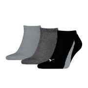 Puma Strumpor 3P Lifestyle Sneaker Socks Svart/Grå Strl 39/42