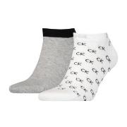 Calvin Klein Strumpor 2P Eduardo All Over Sneaker Sock Vit Strl 39/42 ...