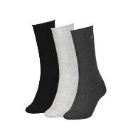 Calvin Klein Strumpor 3P Emma Roll Top Crew Socks Grå Strl 37/41 Dam