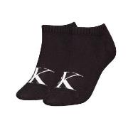 Calvin Klein Strumpor 2P Women Monogram Sneaker Socks Svart Strl 39/42...