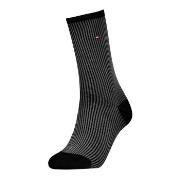 Tommy Hlfiger Women Premium Stripe Socks Strumpor Svart Strl 39/42 Dam