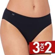 Sloggi Trosor 3P 24 7 Cotton Tai Briefs Svart bomull 38 Dam