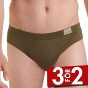 Sloggi Kalsonger 2P For Men GO Natural Brief Flerfärgad bomull Small H...