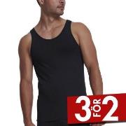 Sloggi 2P Men GO ABC 2 0 Tank Top Svart bomull Small Herr