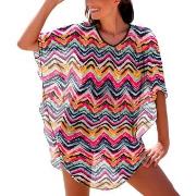 Wiki Jamaica Beach Poncho Flerfärgad nylon L/XL Dam