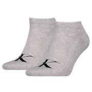 Calvin Klein Strumpor 2P Sneaker Monogram Socks Grå Strl 39/42 Herr
