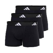 adidas Kalsonger 3P Active Flex Cotton Trunk Svart bomull Small Herr
