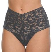 Hanky Panky Trosor 2P Signature Lace Retro Thong Grå nylon One Size Da...