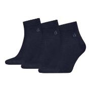 Calvin Klein Strumpor 3P Classic Quarter Socks For Men Navy Strl 39/42...
