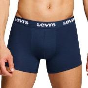 Levis Kalsonger 2P Repeat Logo Boxer Brief Marin bomull Small Herr