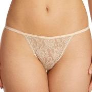 Hanky Panky Trosor Signature Lace High Rise G-String Beige nylon One S...