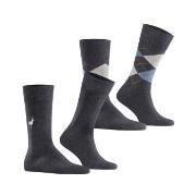 Burlington Strumpor 2P Everyday X-Mas Men Socks Grå Strl 40/46 Herr