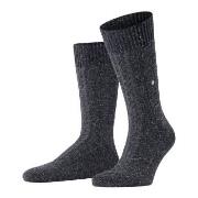 Burlington Strumpor Twist of Tweed Men Boot sock Mörkgrå Strl 40/46 He...
