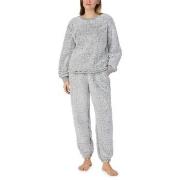 DKNY Chill In Style Top Jogger Set Grå polyester Small Dam