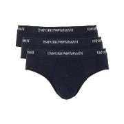 Armani Stretch Jersey Briefs Kalsonger 3P Marin bomull Small Herr