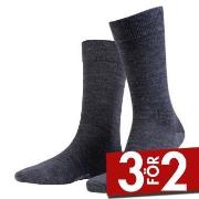 Amanda Christensen Strumpor Grade Merino Wool Sock Mörkgrå Strl 39/42