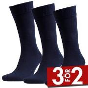 Amanda Christensen Strumpor 3P True Combed Cotton Sock Marin Strl 39/4...