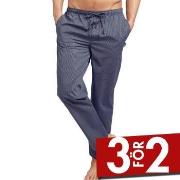Jockey Loungewear Pant Woven Marin bomull Small Herr