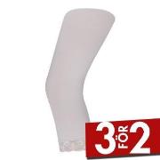 Decoy Capri Lace 60 den 3D Vit polyamid X-Large Dam