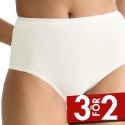 Sloggi Trosor 3P GO Daily Cotton High Waist Brief Benvit bomull Small ...