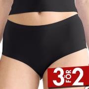Sloggi Trosor 2P GO Sense High Waist Briefs Svart modal Small Dam