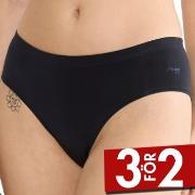 Sloggi Trosor 2P GO Sense Hipster Briefs Svart modal Small Dam