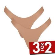 Sloggi Trosor 2P ZERO Feel 2 0 Tiny Tanga C2P Beige Small Dam