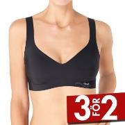 Sloggi BH ZERO Feel Bralette Svart Medium Dam