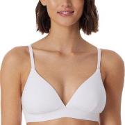 Schiesser BH Pure Rib Organic Cotton Soft Bra Vit A 70 Dam