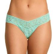 Hanky Panky Trosor Low Rise Thong Turkos/Blå nylon One Size Dam