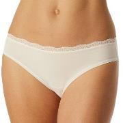 Schiesser Trosor Unique Cotton Rio Brief With Lace Creme bomull 38 Dam