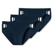 Schiesser Kalsonger 3P 95-5 Stretch Rio Slip 3XL-4XL Mörkblå bomull 3X...