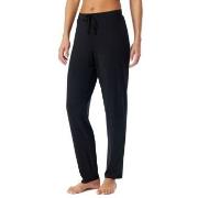 Schiesser Women Mix and Relax Straight Pants Svart modal 38 Dam
