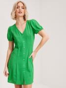 Only - Korta klänningar - Kelly Green - Onlnova Lux S/S Lucy Dress Sol...