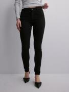 Pieces - Skinny jeans - Black Denim - Pcdana Mw Skinny Jeans BL102 Noo...